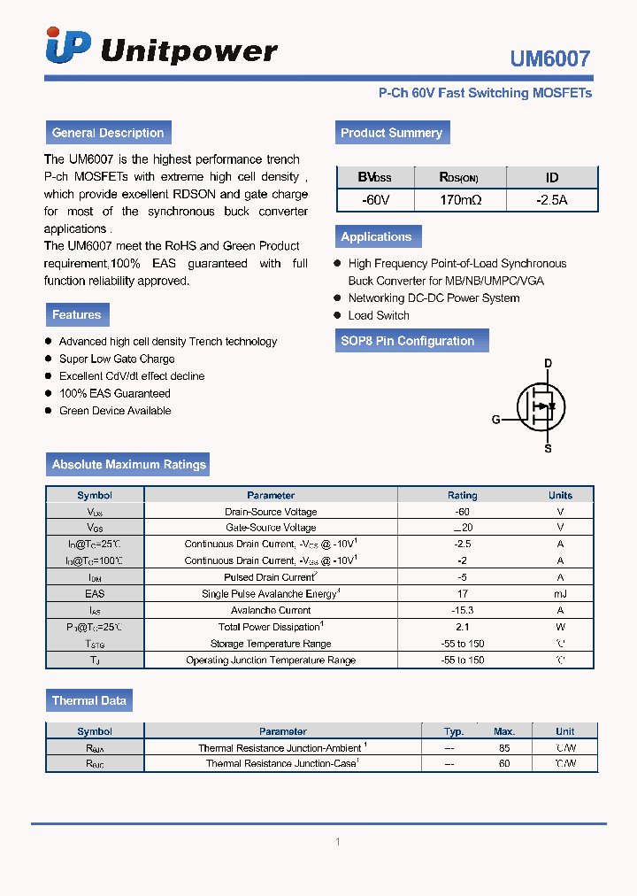 UM6007_4714622.PDF Datasheet