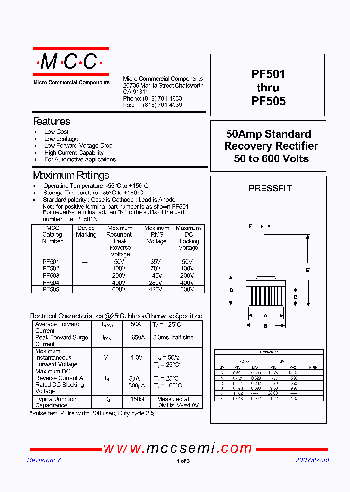 PF501_4717031.PDF Datasheet