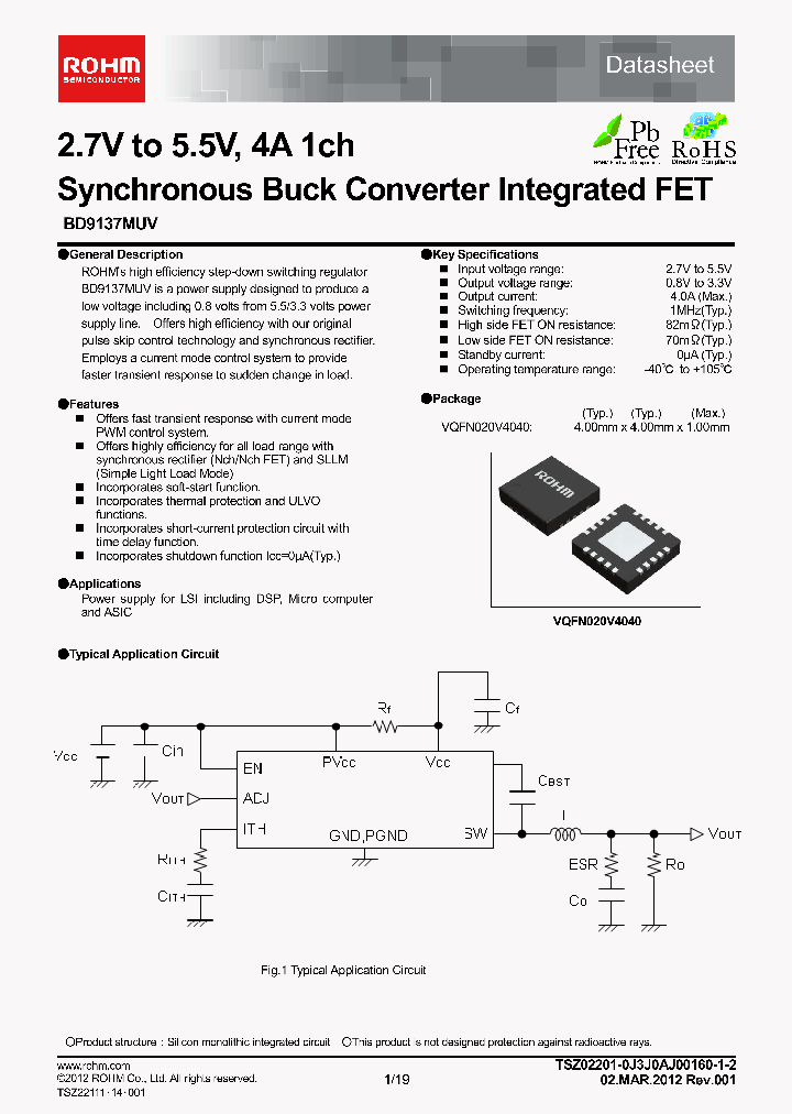 BD9137MUV_4727495.PDF Datasheet