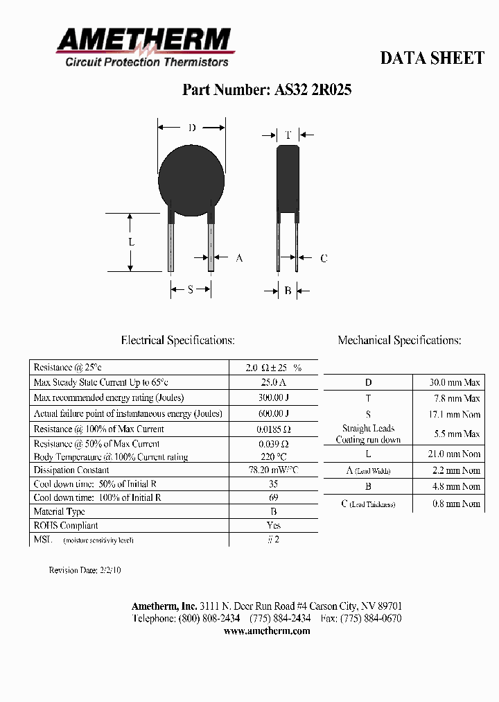 AS322R025_4735806.PDF Datasheet