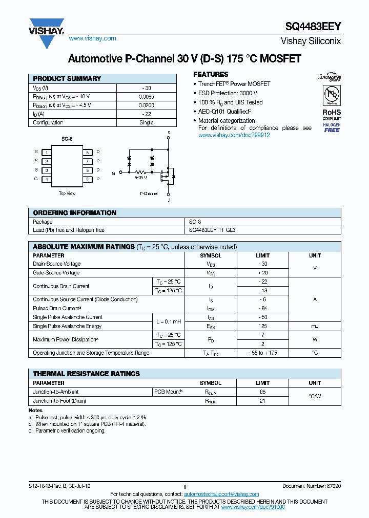 SQ4483EEY_4740058.PDF Datasheet