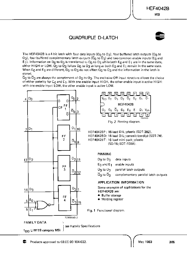 HEF4042BTD-T_4742299.PDF Datasheet