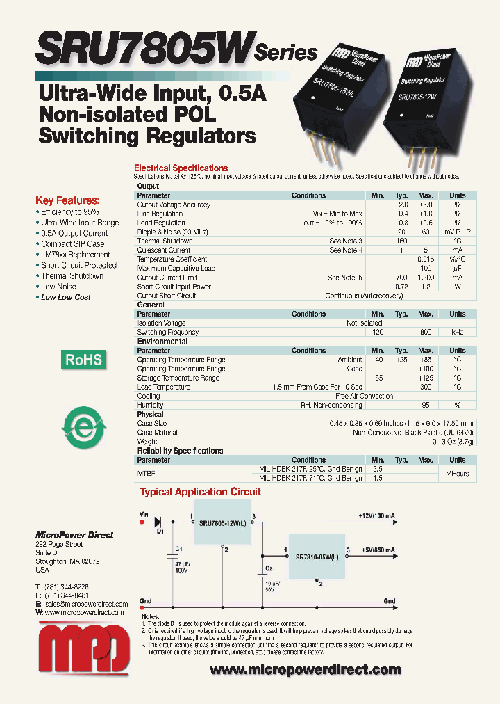 SRU7805W_4746673.PDF Datasheet