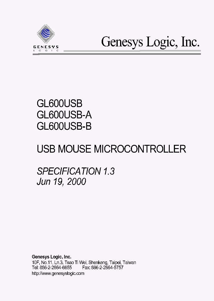 GL600USB_4765574.PDF Datasheet