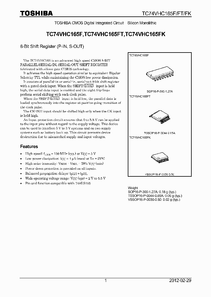 TC74VHC165FT12_4767336.PDF Datasheet