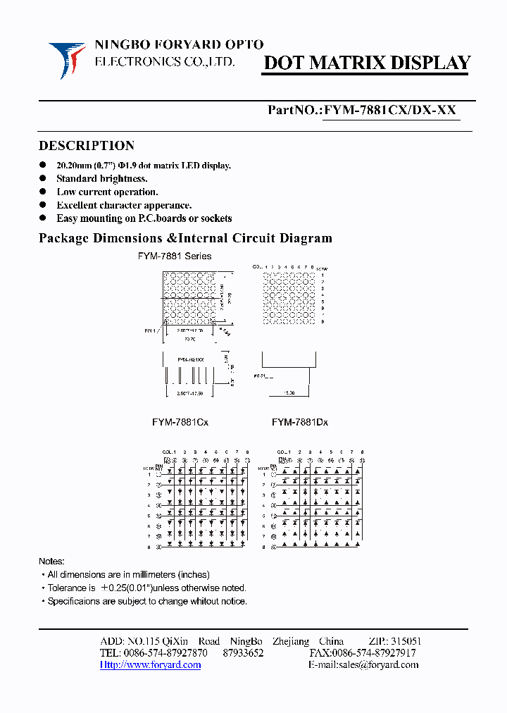 FYM-7881CX-0_4768840.PDF Datasheet
