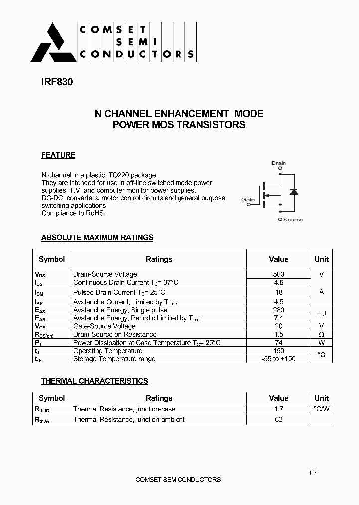 IRF830_4771983.PDF Datasheet