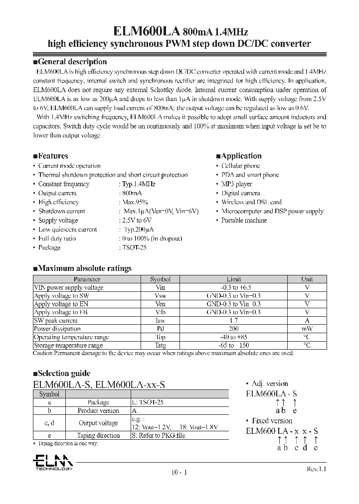 ELM600LA-12-S_4778370.PDF Datasheet