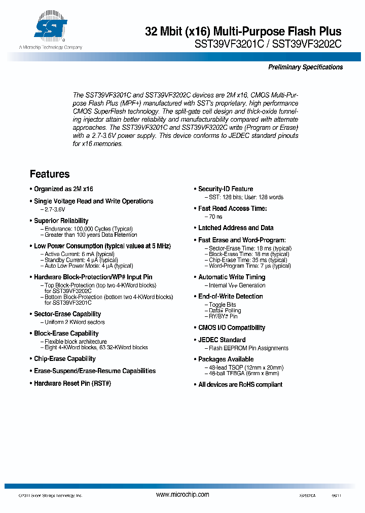 SST39VF3201C_4781239.PDF Datasheet