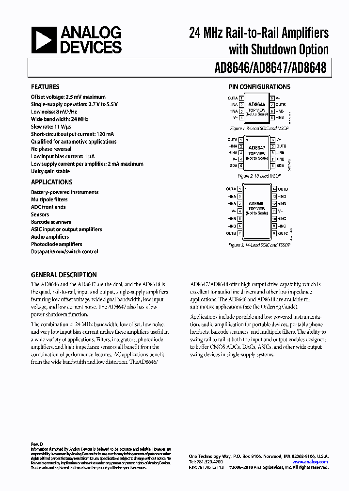 AD8647ARMZ-REEL_4781572.PDF Datasheet