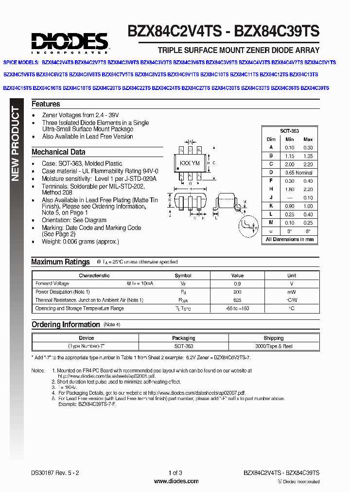 BZX84C39TS_4783052.PDF Datasheet