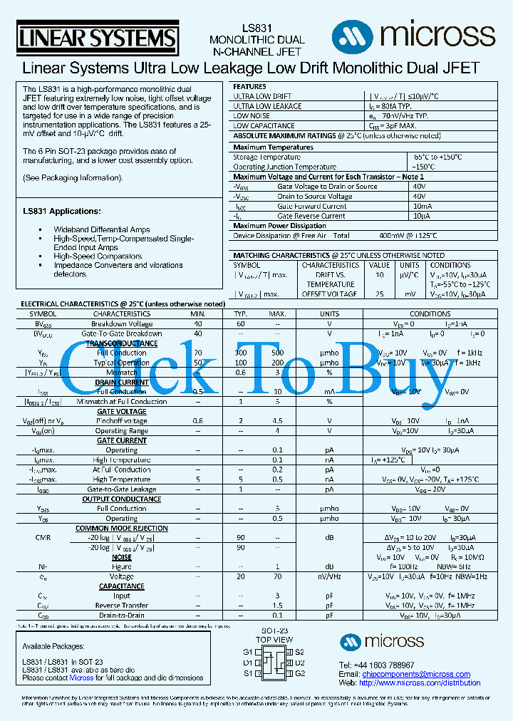 LS831SOT-23_4782922.PDF Datasheet