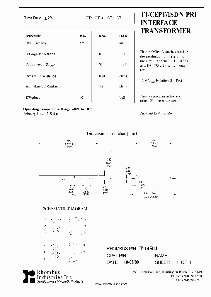 T-14504_4784529.PDF Datasheet