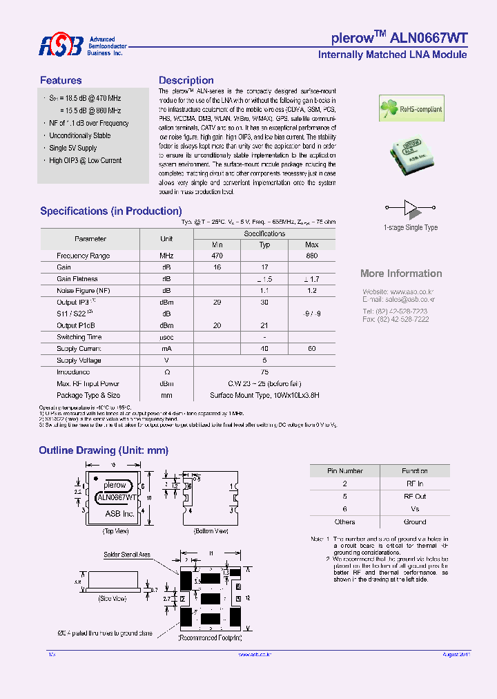 ALN0667WT_4819589.PDF Datasheet