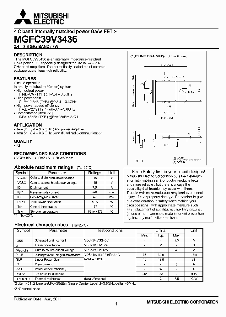 MGFC39V3436_4820718.PDF Datasheet