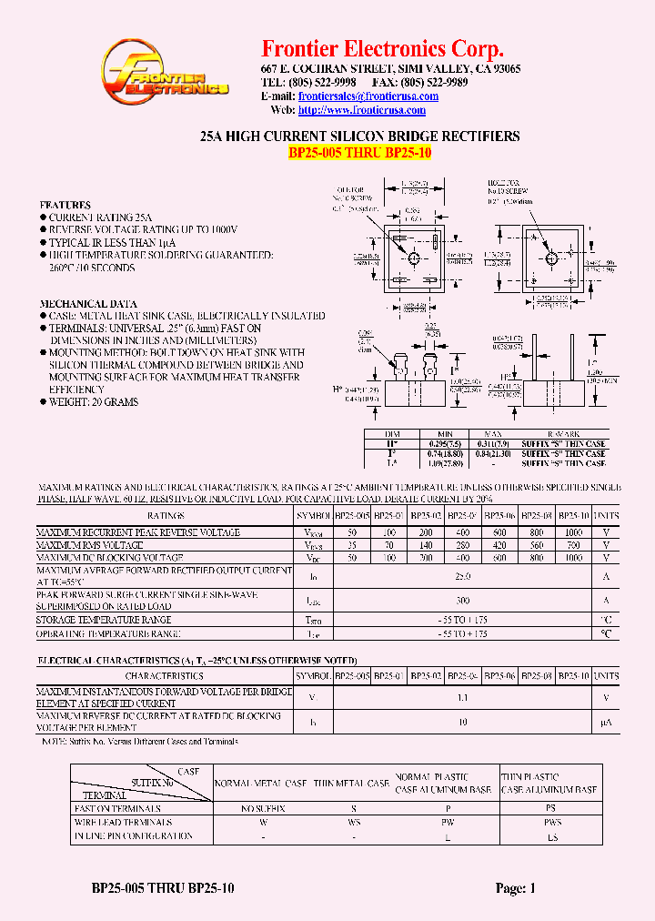 BP25-005_4825501.PDF Datasheet