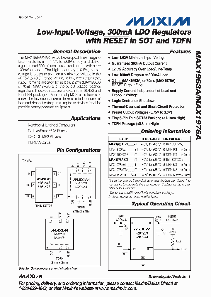 MAX1963AV1_4825719.PDF Datasheet