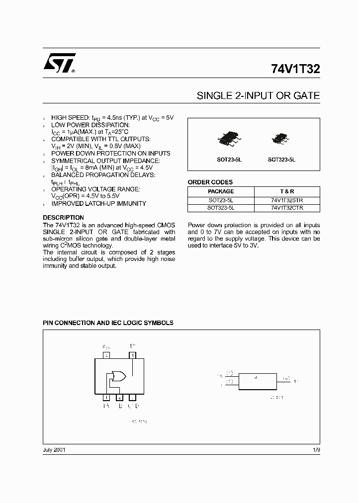 74V1T32STR_4836952.PDF Datasheet