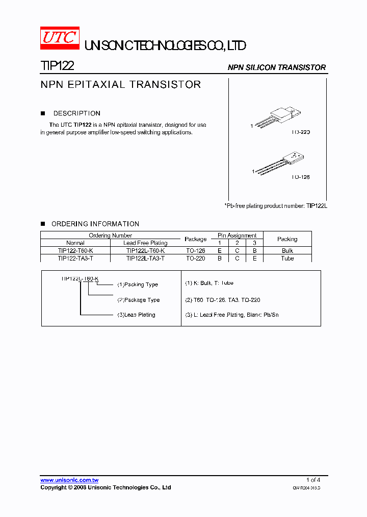 TIP122-T60-K_4845484.PDF Datasheet