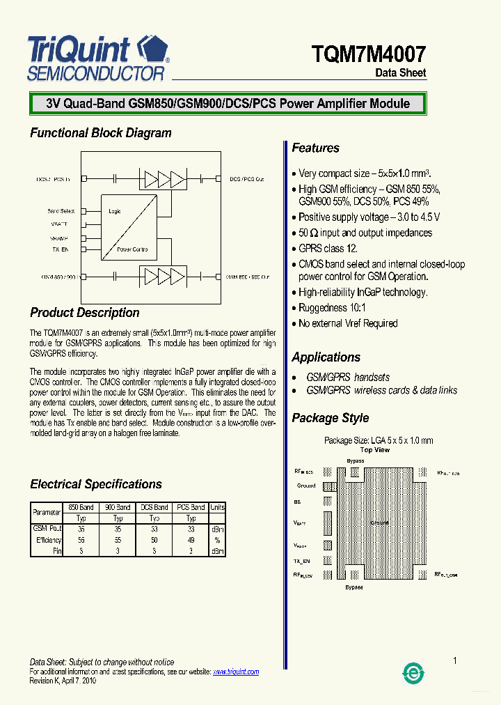 TQM7M4007_4846612.PDF Datasheet