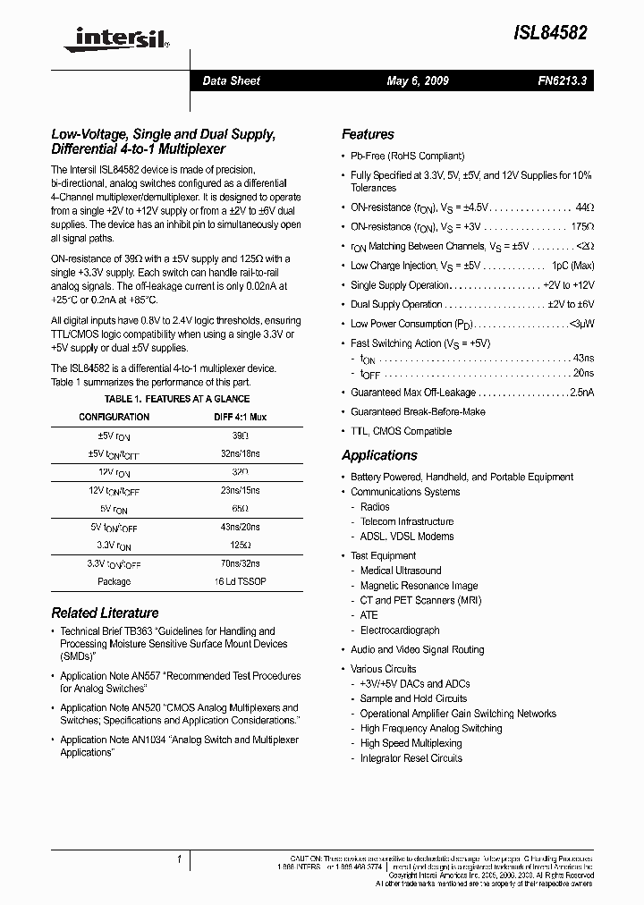 ISL84582IVZ-T_4849193.PDF Datasheet