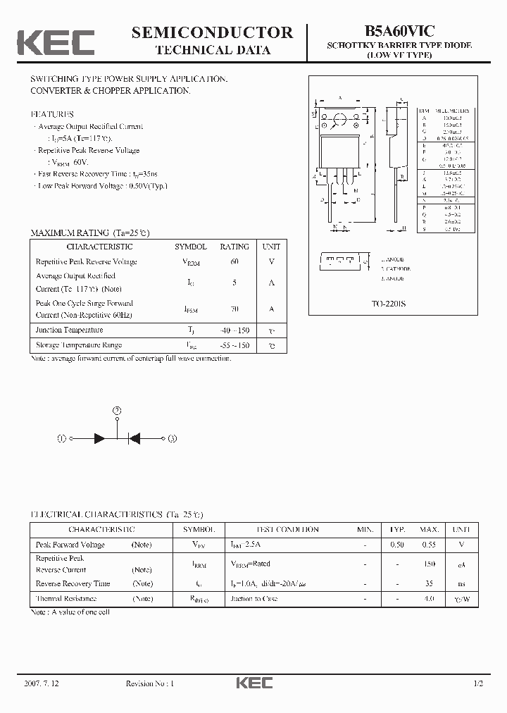 B5A60VIC07_4850435.PDF Datasheet