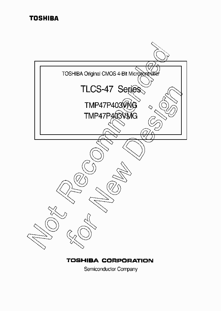 TMP47P403VMG_4851652.PDF Datasheet