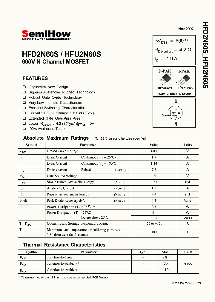 HFU2N60S_4857188.PDF Datasheet