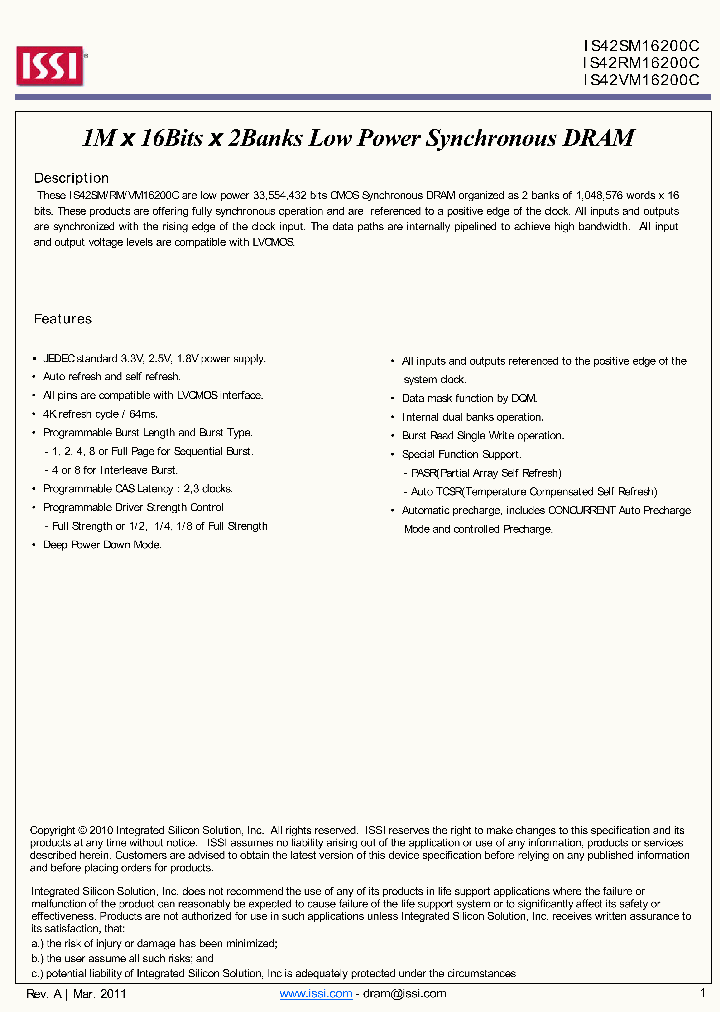 IS42SM16200C_4861765.PDF Datasheet