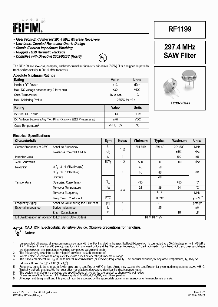 RF1199_4864003.PDF Datasheet