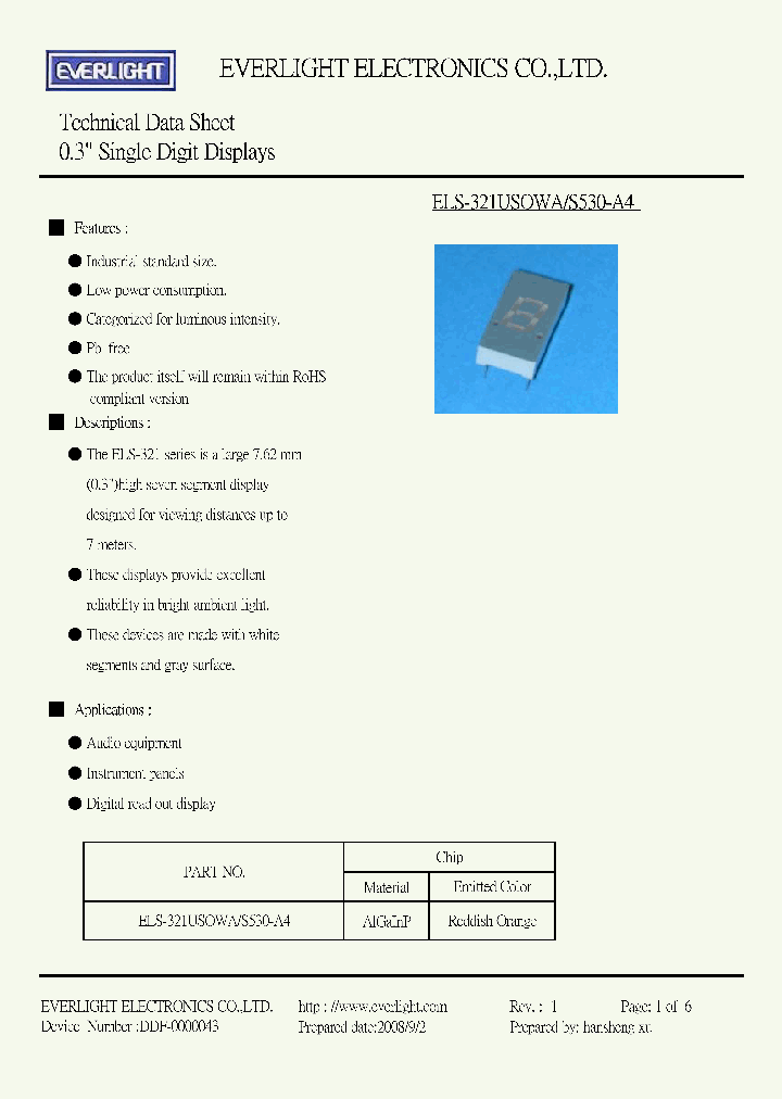 ELS-321USOWA-S530-A4_4876889.PDF Datasheet