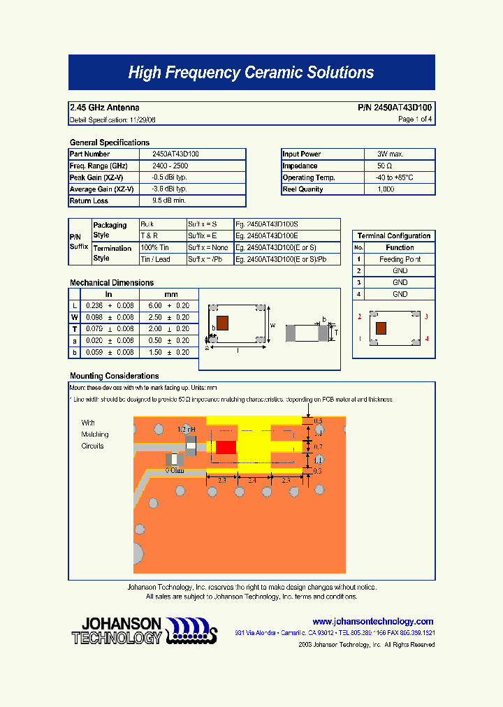 2450AT43D100E_4879378.PDF Datasheet