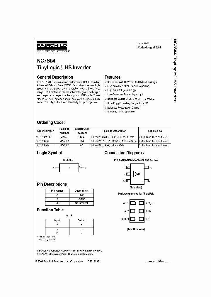 NC7S04M5NL_4884747.PDF Datasheet