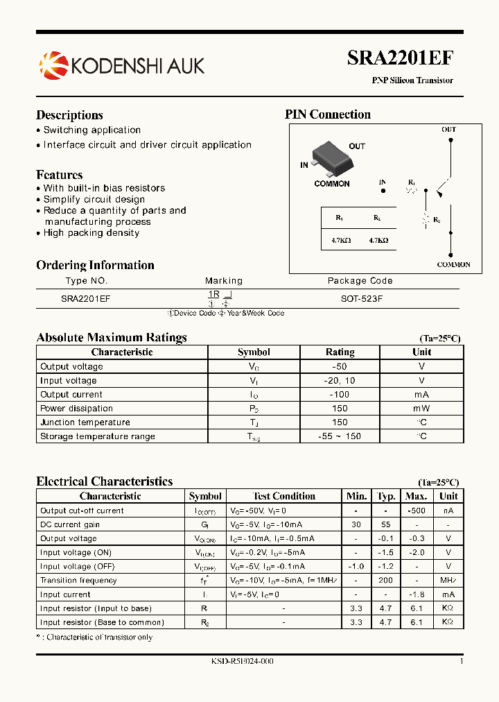 SRA2201EF_4893605.PDF Datasheet