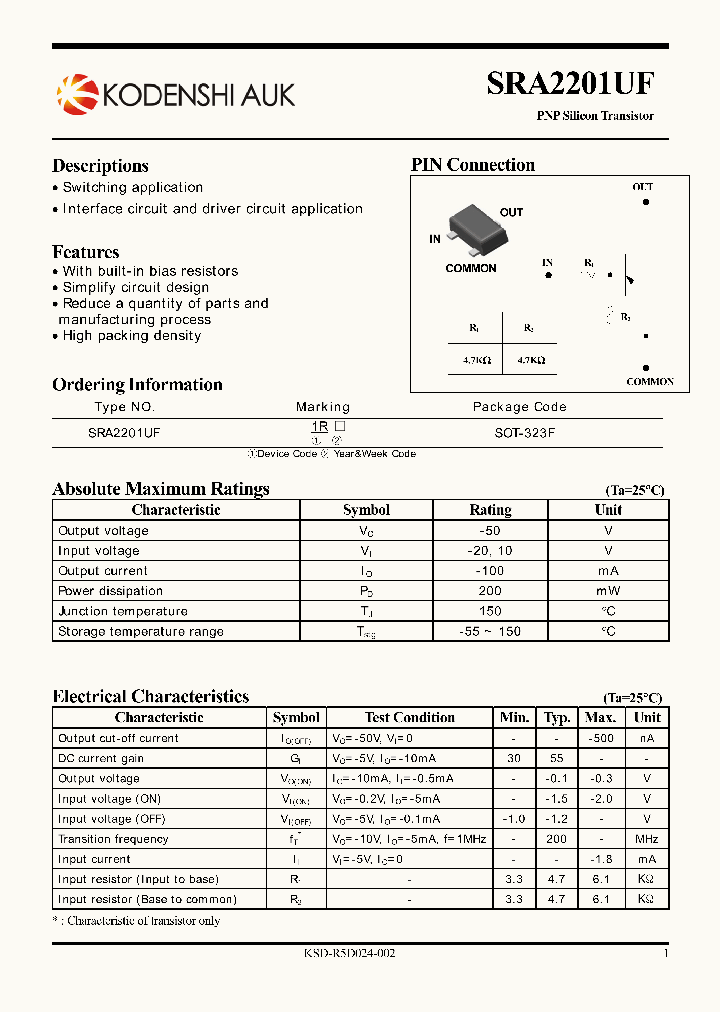 SRA2201UF_4893610.PDF Datasheet