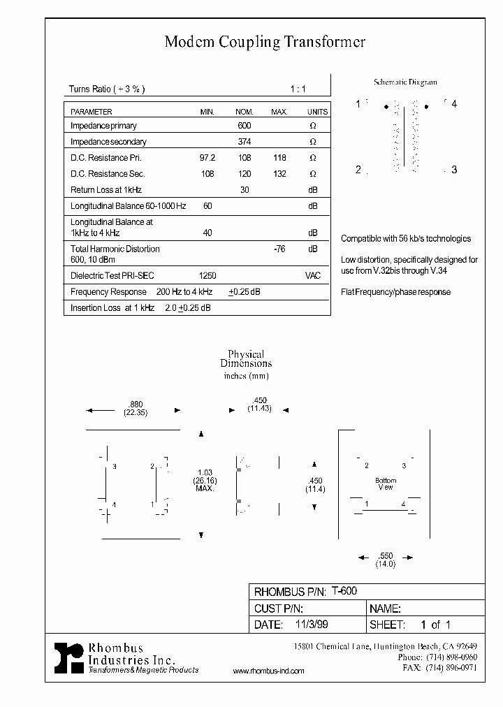 T-600_4897328.PDF Datasheet