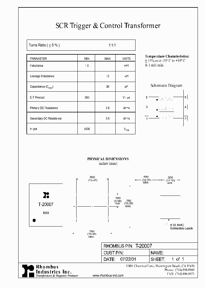 T-20007_4901653.PDF Datasheet