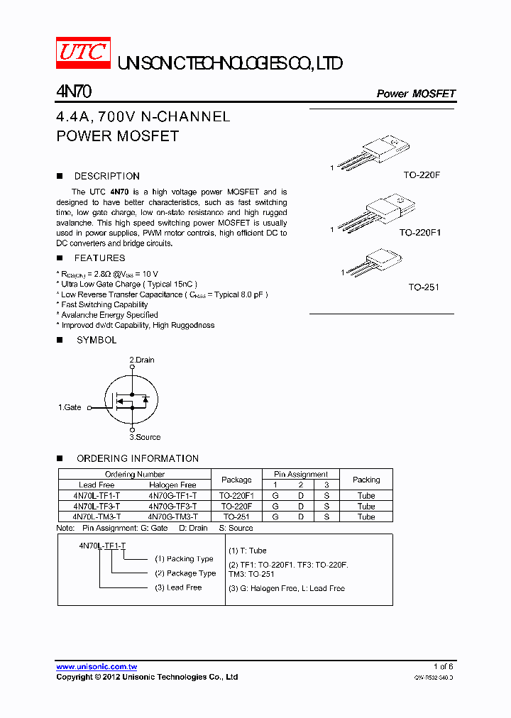 4N70G-TF1-T_4911957.PDF Datasheet