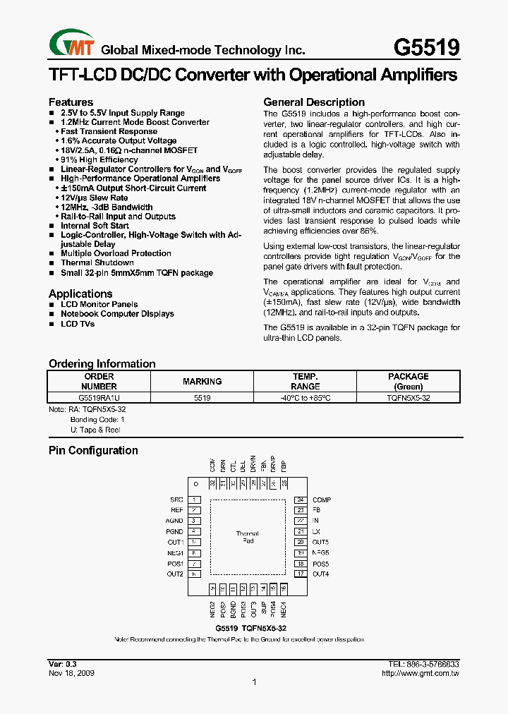 G5519_4912720.PDF Datasheet