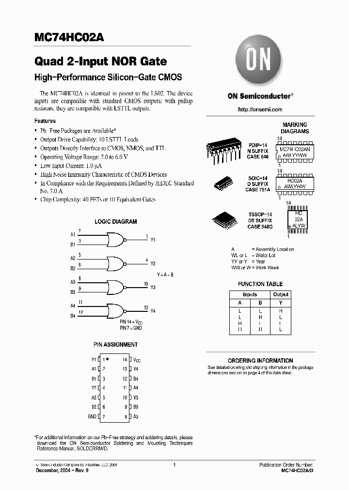 MC74HC02AFEL_4925433.PDF Datasheet