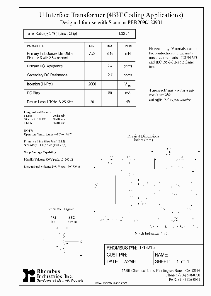 T-13215_4921224.PDF Datasheet