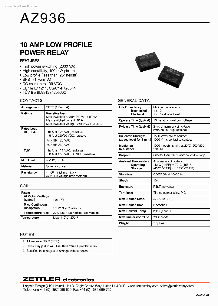 AZ936_4923147.PDF Datasheet