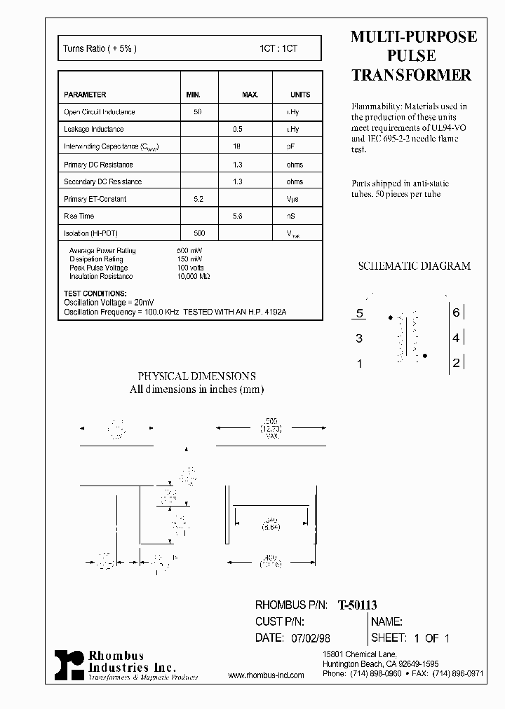 T-50113_4971592.PDF Datasheet