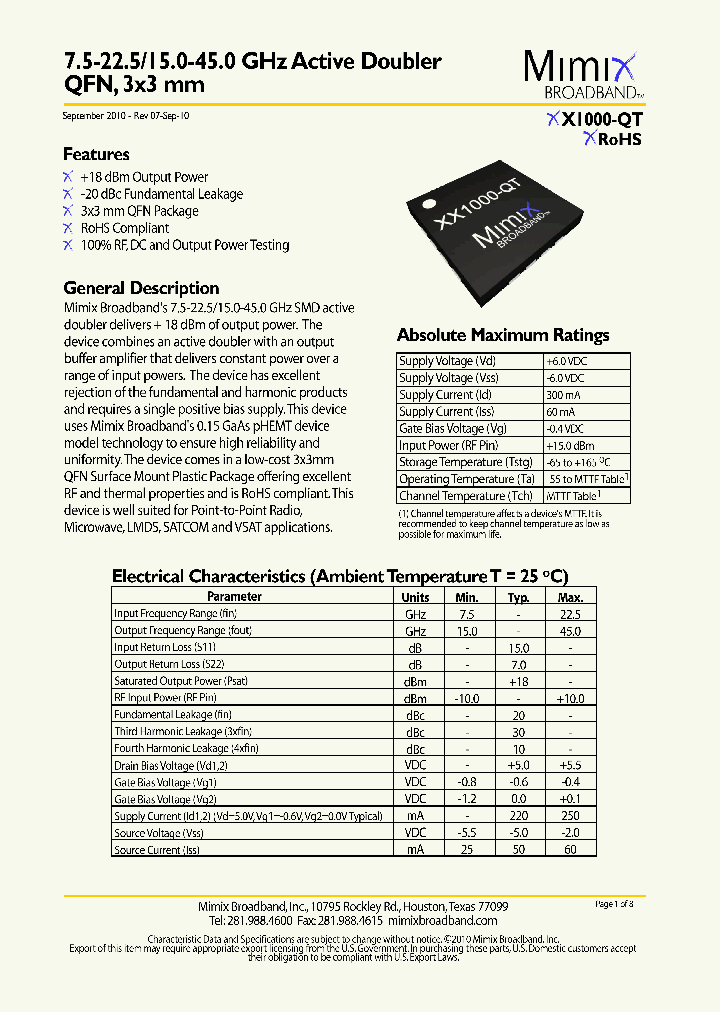 XX1000-QT10_4976084.PDF Datasheet