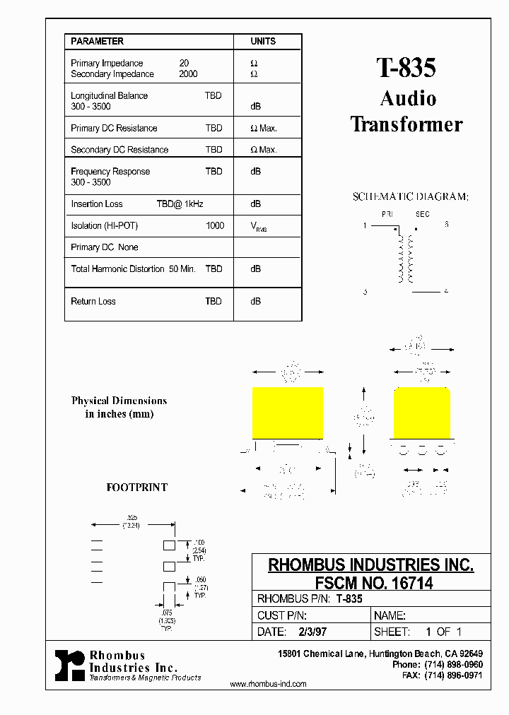 T-835_4977978.PDF Datasheet