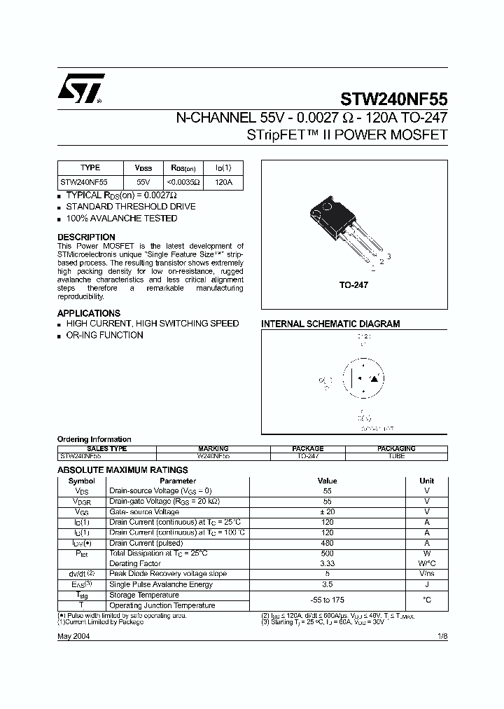 STW240NF55_5005141.PDF Datasheet