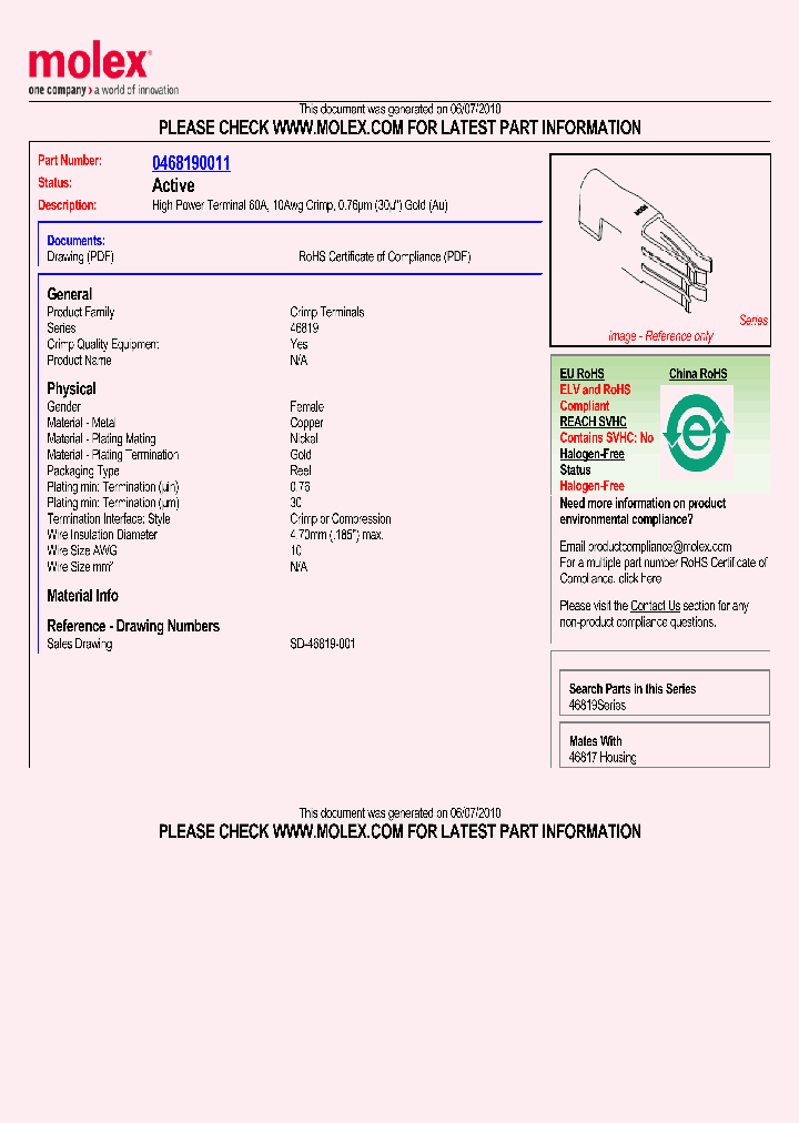 46819-0011_5005776.PDF Datasheet