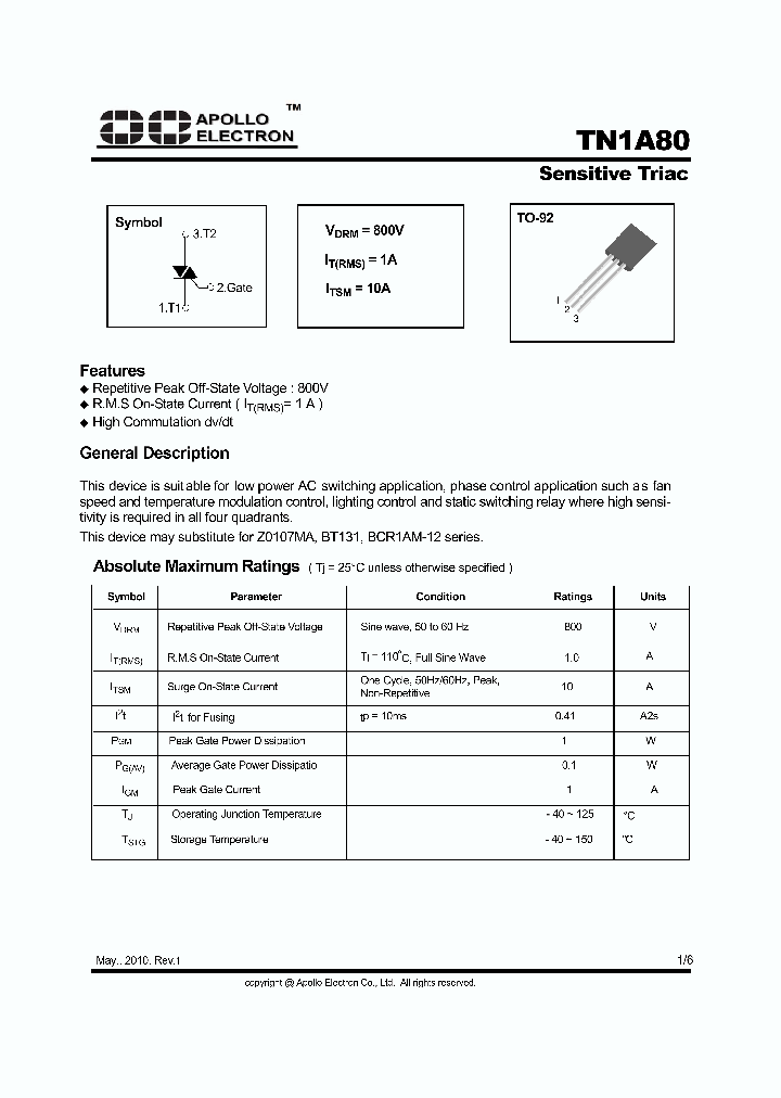 BT131_5023300.PDF Datasheet