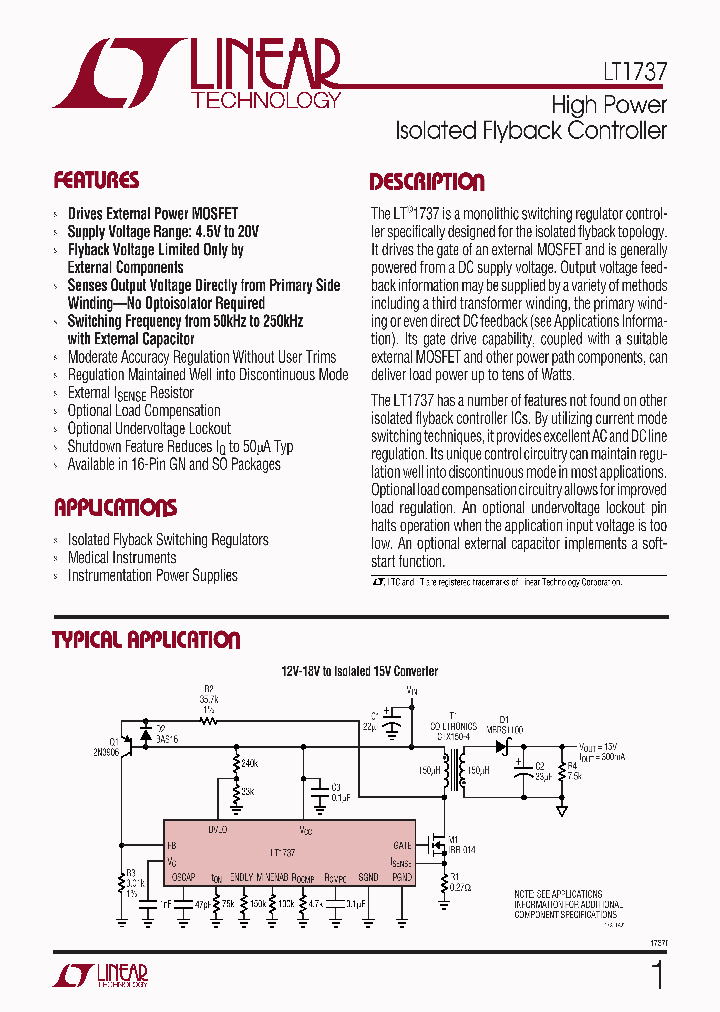 LT1737ISTR_5024708.PDF Datasheet