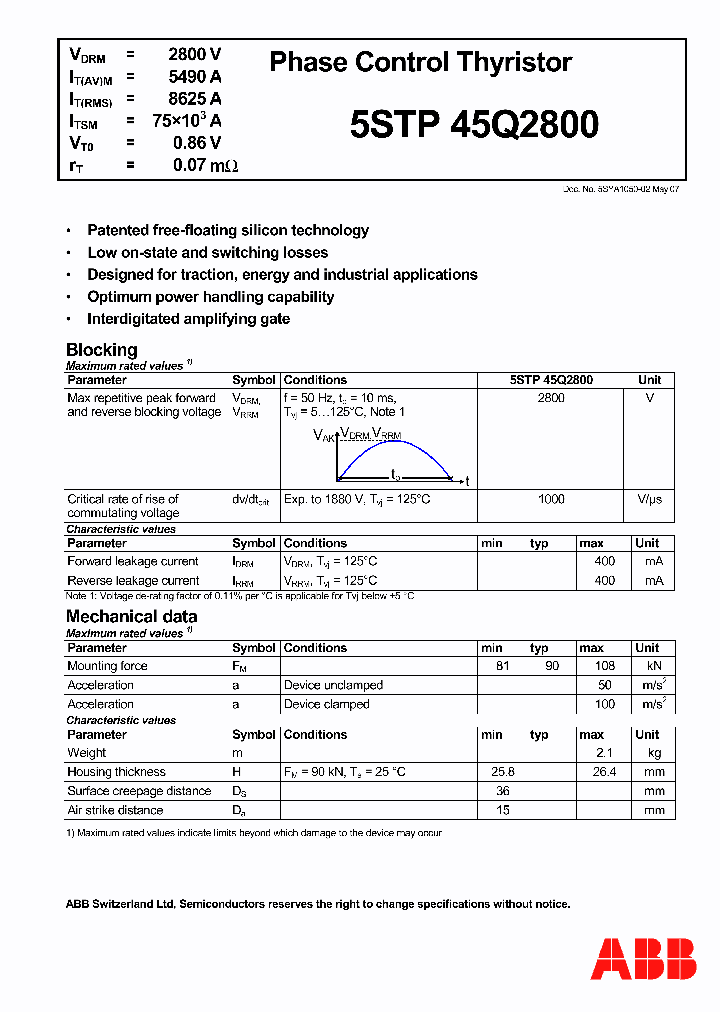 5STP45Q2800_5022145.PDF Datasheet